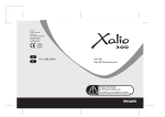 Philips Xalio 300 User's Manual