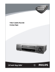 Philips VR422CAT User's Manual