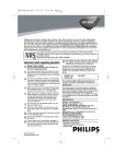 Philips VR140/07 User's Manual