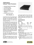 Philips TC8276 User's Manual