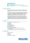 Philips TFA9843AJ User's Manual