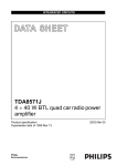 Philips TDA8571J User's Manual