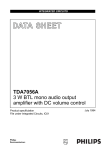 Philips TDA7056A User's Manual