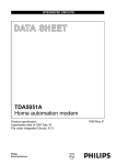 Philips TDA5051A User's Manual