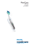 Philips sonic toothbrush FlexCare 900 User's Manual