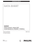 Philips SA5223 User's Manual
