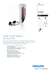 Philips SA167 User's Manual