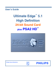 Philips PSC724/17 User's Manual