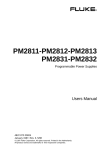 Philips PM2813 User's Manual