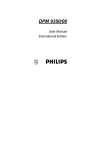 Philips DPM-9350 User's Manual