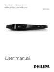 Philips BDP3300K User's Manual