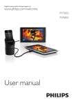 Philips PV7002I User's Manual