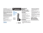 Philips Norelco T-5500 User's Manual