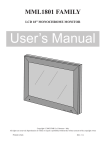 Philips MML1801 User's Manual