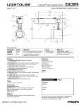 Philips Lightolier 23C39T4 User's Manual