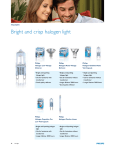 Philips Halogen Light User's Manual