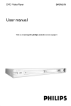 Philips DVP762/00 User's Manual