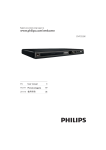 Philips DVP3520K User's Manual