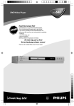 Philips DVD640/001 User's Manual