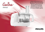 Philips CUCINA HR7633 User's Manual