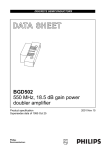 Philips BGD502 User's Manual