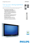 Philips 42PF5520D User's Manual