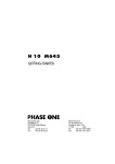 Phase One M645 User's Manual