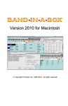 PG Music Band in a Box - 2010 (Macintosh) Upgrade Manual