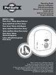 Petsafe PDT19-11980 User's Manual