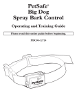 Petsafe PBC00-12724 User's Manual
