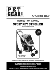 PetGear Sport User's Manual