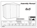 Pet Shed 712570303 User's Manual