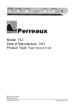 Perreaux TS2 User's Manual