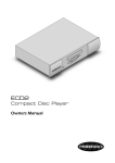 Perreaux ECD2 User's Manual