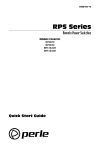 Perle Systems RPS1620H User's Manual