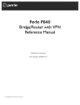 Perle Systems P840 User's Manual