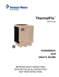 Pentair ThermalFlo User's Manual