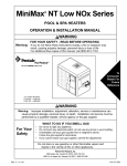 Pentair MiniMax 250 User's Manual