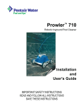 Pentair 710 User's Manual
