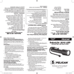 Pelican Work Light 2010 User's Manual