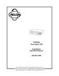 Pelco TLR2096 User's Manual