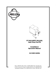 Pelco PT180-24SL User's Manual