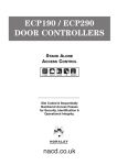 Pelco Door ECP290 User's Manual
