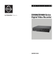 Pelco DX4600 User's Manual