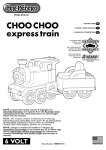 Peg Perego Choo Choo Express User's Manual