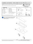 Peerless Industries Washer/Dryer ACC 550 User's Manual