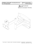 Peerless Industries PLAV 60-S User's Manual