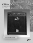 Peavey KB/A 30 User's Manual