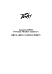 Peavey EUROSYS 10PM User's Manual