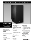 Peavey DTH 218b User's Manual